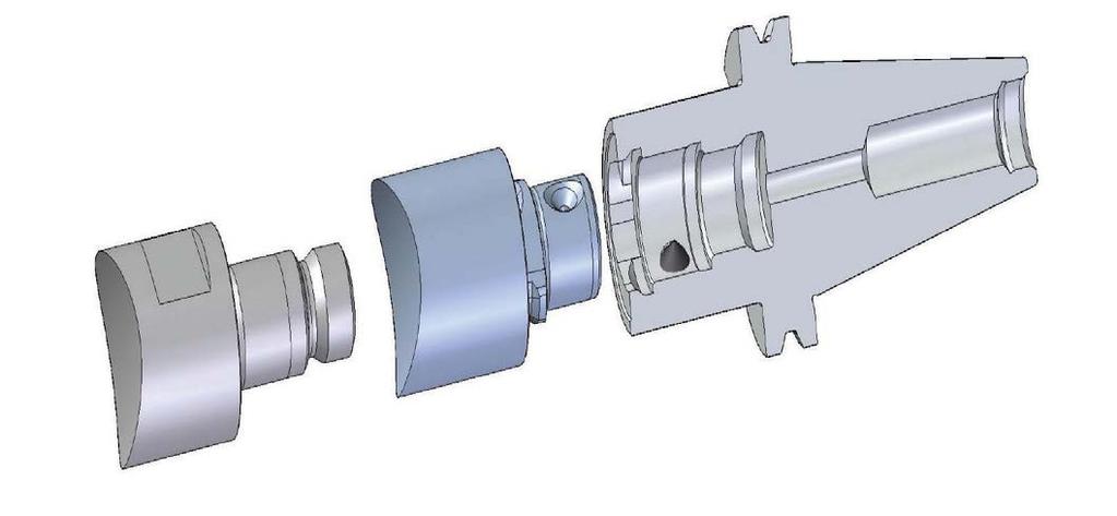 Přesné nastavení astavení vrtacího průměru v krocích po 0,01 mm. Radiální nastavení v rozsahu 0,6 mm. Maximální otáčky 10.