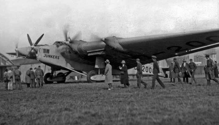 1918 1938 První prototyp čtyřmotorového dopravního letounu Junkers G.