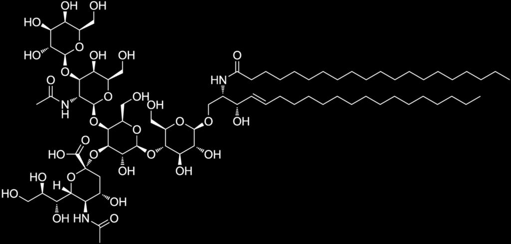 cukry cerebrosidy (cerebrum =