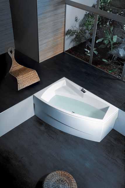 Hydro and airmassage systems of our own development are installed into our bathtubs and they are suitable for both