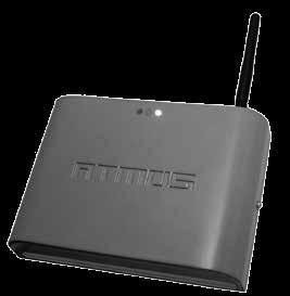 GSM modul ATMOS AB01 je nové speciální multifunkční zařízení firmy ATMOS, které slouží k ovládání různých prvků v systému rodinného domu přes mobilní telefon.