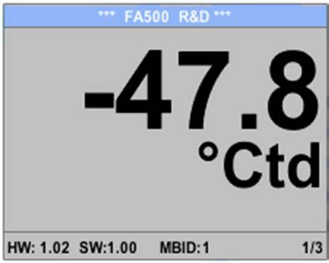 Senzory rosného bodu FA500