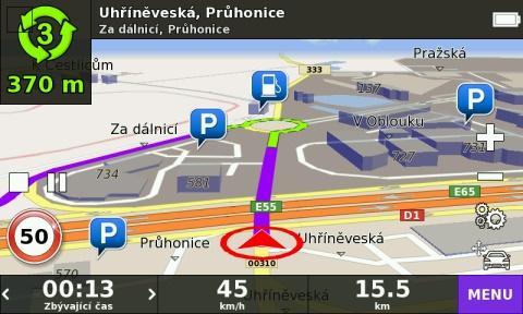 6) GPS software a navigace ikona ke spuštění z hlavního MENU Do navigací přednahráváme dva druhy navigačního software - Navigator 11, Be on road.