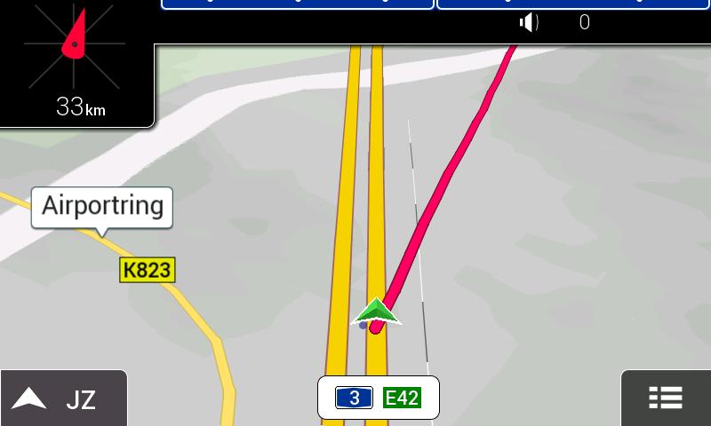 3.8 Navigace mimo silnici Při prvním spuštění vypočítává systém Zenec Navigation trasy pomocí map silniční sítě, které jsou s produktem dodávány.