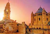 Prohlídka nejznámějších anejlákavějších míst Jeruzaléma (Olivetská hora, Getsemanské zahrady, Zeď nářků, muslimská čtvrť, Via Dolorosa, Chrám Božího hrobu.