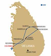 Napříč Srí Lankou s relaxem na východním pobřeží ostrova Colombo Seeduwa Pinnawala Dambulla Sigiriya Polonnaruwa Passikudah Kandy Peradeniya Nuwara Eliya Bandarawela Yala Galle Negombo > SRÍ LANKA >