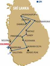 > SRÍ LANKA Perla Indického oceánu Colombo Sigiriya Dambulla Anuradhapura Polonnaruwa Habarana Matale Kandy Pinnawala Peradeniya Nuwara Eliya Colombo prodloužení v hotelu na pláži Colombo > OBLÍBENÝ