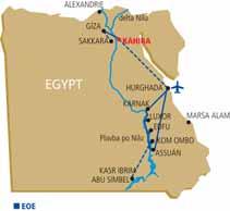 Nechbet - velký okruh Egyptem s plavbou po Nilu a pobytem u moře > EGYPT Hurghada Káhira Gíza Sakkara (fakult.