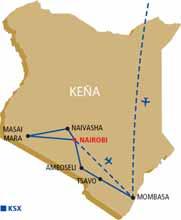 > KEŇA Safari okruh Keňou s pobytem u moře Mombasa NP Tsavo NP Amboseli Nairobi jezero Naivasha NP Masai Mara Mombasa SAFARI OKRUH KEŇOU S POBYTEM U MOŘE KSX při pobytu vhotelu Reef S. Palms Baobab B.