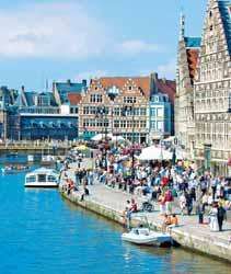 den: belgické Flandry a jejich starobylé metropole Gent město mnoha architektonických slohů, protkané vodními kanály. Fakultativně plavba po grachtech.