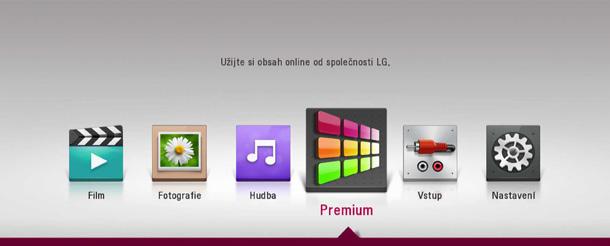 52 Ovládání Využívání funkce přístupu Premium Můžete použít různé obsahy služeb prostřednictvím internetu pomocí funkce přístupu Premium. 1. Zkontrolujte internetové připojení a nastavení (strana 19).