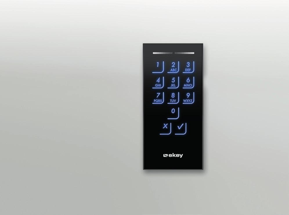 home keypad Klávesnice ekey home IN.0 E Alternativa skeneru prstů. Kódová klávesnice 0 70 ekey home KP IN.0 E vč.