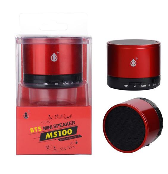 Bluetooth MINI Speaker PLUS MS100 s FM rádiem a MP3 přehrávačem Bezdrátový bluetooth reproduktor, který se bez problému vejde do kapsy.