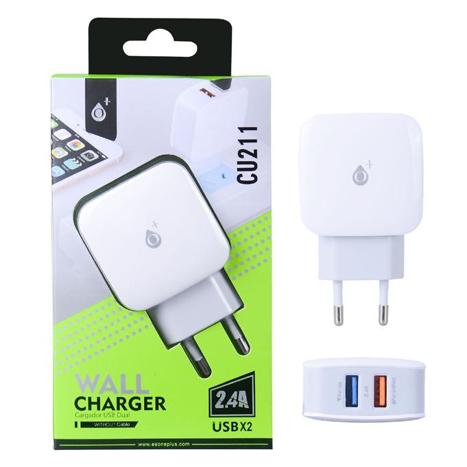 Nabíječka PLUS CU211 2xUSB výstup 5V / 2,4 A