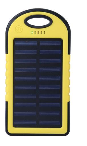 POWER BANK PLUS N8334 5000 mah solární, s velkoplošnou svítilnou na zadní straně Univerzální outdoorová nabíječka