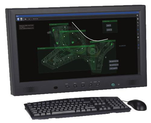 70 Modlární ústředna EPS FPA-5000 FPA-5000 Software Fire Monitoring System 1 1 2 3 4 1 Ústředna (včetně licenčního klíče ADC-5000-OPC) 2 Propojení rovnocenných zařízení (max.