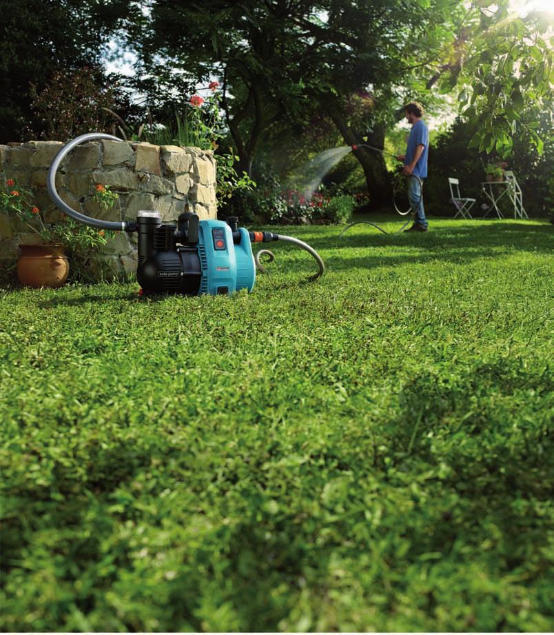 GARDENA čerpadla Moderní kompletní sortiment, který uvádí vodu do pohybu GARDENA čerpadla jsou