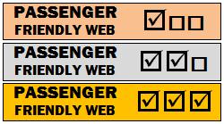Standardy informační náplně webů MHD několik kategorií tzv. passenger friendly web: základní (nebude logo) 3. (bronzová) třída 2.