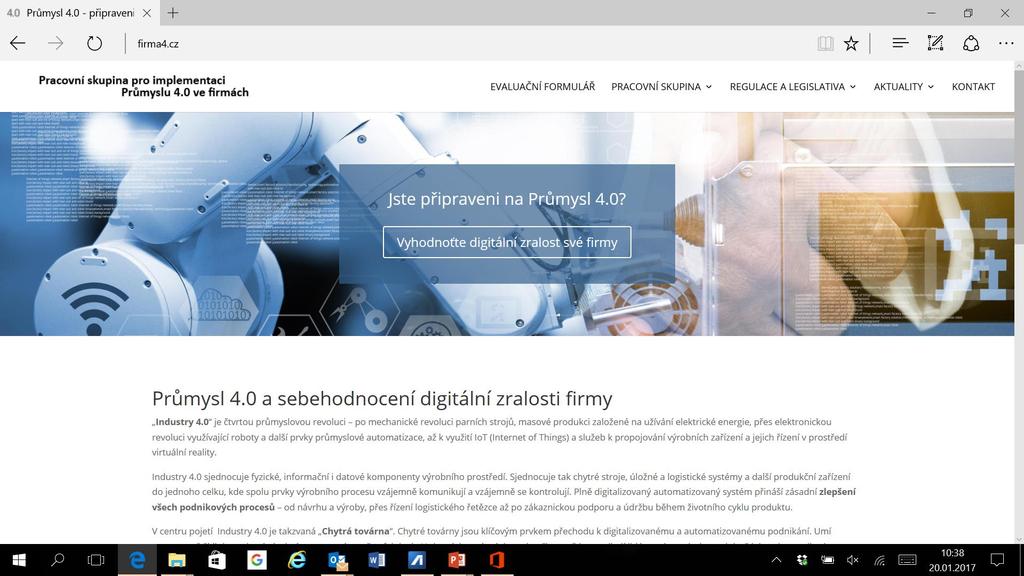 EVALUAČNÍ MODEL PRO HODNOCENÍ DIGITÁLNÍ ZRALOSTI FIREM PRŮMYSL 4.