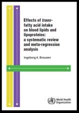 WHO vliv transmastných kyselin na krevní lipidy Publikováno v červnu 2016 Podobná publikace byla věnována i nasyceným mastným kyselinám Konzumace transmastných kyselin negativně ovlivňuje hladinu