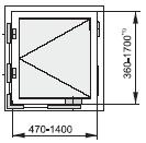otočné okno SYNCHRON č.vbh popis materiálu cena/ RWA 100NT,zdvih 100mm+přísl.