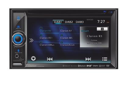 (Volitelné RB198) NX4 NX Multimediální DVD stanice 2-DIN s integro vanou navigací a službou Smart Access NX Integrovaná funkce DAB (Digitální rozhlasové vysílání) Technologie digitálního rozhlasového