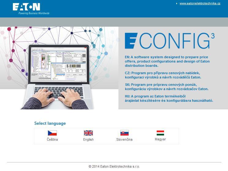 E-Config Software je ZDARMA Nutná registrace na www.eaton.