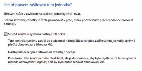 Po restartu počítače budete vyzváni k zadání hesla k odemknutí jednotky. Zadejte heslo, které jste zvolili v průběhu nastavování nástroje BitLocker a stiskněte klávesu [Enter].