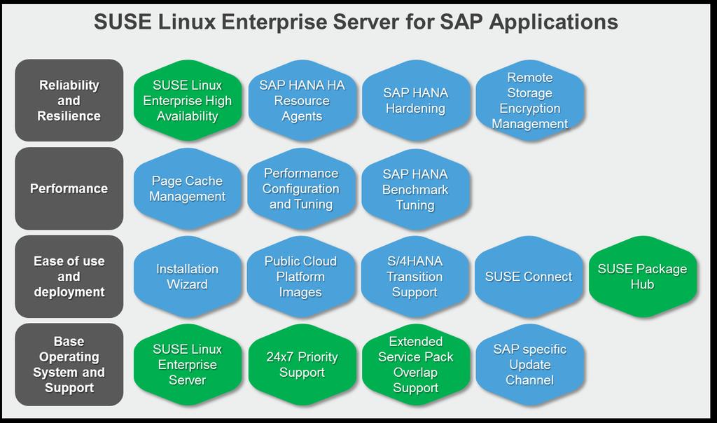 Ideální operační systém pro aplikace SAP a SAP HANA