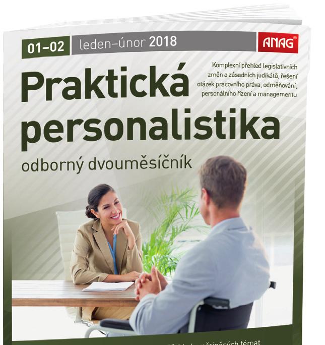 DVOUMĚSÍČNÍK PRAKTICKÁ PERSONALISTIKA Praktická personalistika (6766) Dvouměsíčník Praktická personalistika je odborným tištěným periodikem pro personalistickou praxi v českém prostředí.