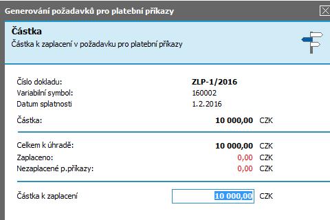 4.23 ZÁLOHOVÝ LIST PŘIJATÝ V předchozí kapitole jsme si objednali zboží do našeho skladu vystavením objednávky vydané a nyní nám od našeho dodavatele přijde zálohový list, který si zaevidujeme.