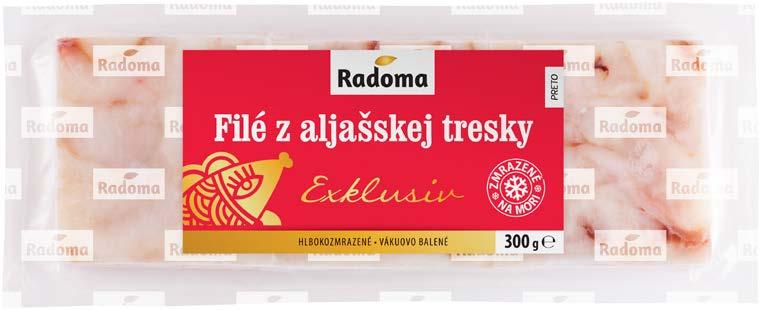 Filé z aljašskej tresky Exklusiv, 300 g (vákuovo balené, "A"