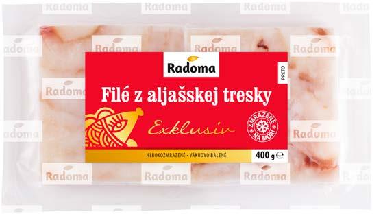 Filé z aljašskej tresky Exklusiv, 400 g (vákuovo balené, "A"