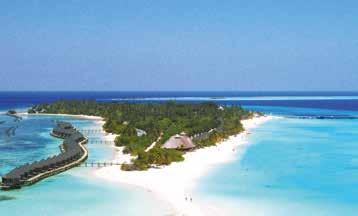 MALEDIVY Kuredu Island Resort **** Kuredu se nachází na atolu Lhaviyani, který je známý pro svůj úžasný podmořský svět. Transfer z letiště v Malé trvá cca 50 minut letu hydroplánem.