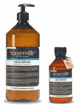 EQUILIBRIUM DANDRUFF SHAMPOO PROTI TVORBĚ LUPŮ S EXTRAKTEM Z KOPŘIV A OSTROPESTRČE MARIÁNSKÉHO ŠAMPON PROTI LUPŮM 1 000 ml 250 ml 1 000 ml kod 19541 250 ml kod 19542 CZ Čistící šampon proti lupům s