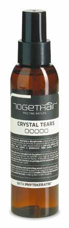 CRYSTAL TEARS GMO free NANOMATERIALS HOLD S PHYTOKERATINEM tested DERMATOLOGICALLY Ni, Cr, Co FIXACE 125 ml kod 19622 CZ Sérum na bázi Phytokeratinu pro ochranu a kontrolu každého typu vlasu, dodává