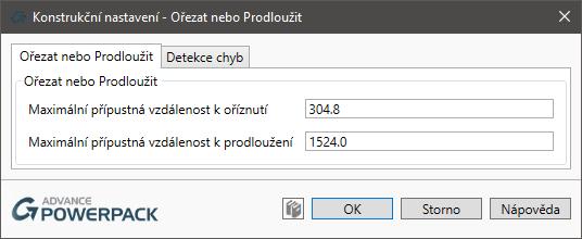 Funkce Resetovat analytické modely obnoví ruční úpravy analytického modelu (pro všechny modely nebo výběr).