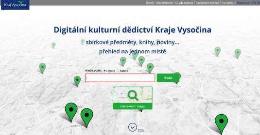 Portál digitalizace Kraje Vysočina https://www.