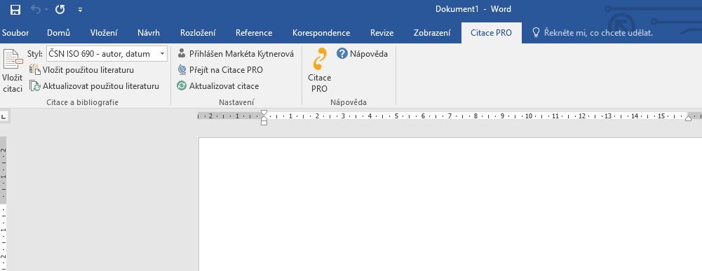 Doplněk do Microsoft Word 2007 a vyšší slouží k práci s citacemi přímo v prostředí MS WORD umožnuje průběžné citování v textu generuje