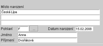 Například v rukopisně psané knize je jméno dítěte Anna a do knihy vedené pomocí výpočetní techniky matrikář zadal Hana a zápis uložil.