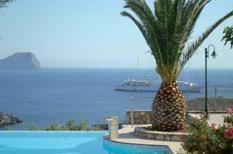 KYTHIRA KAPSALI / AGIA PELAGIA Porto Delfino Kythea Resort Hotel Snídaně Hotel Snídaně Hotel se nachází ve svahu porostlém zelení nad letoviskem a nabízí nezapomenutelný výhled