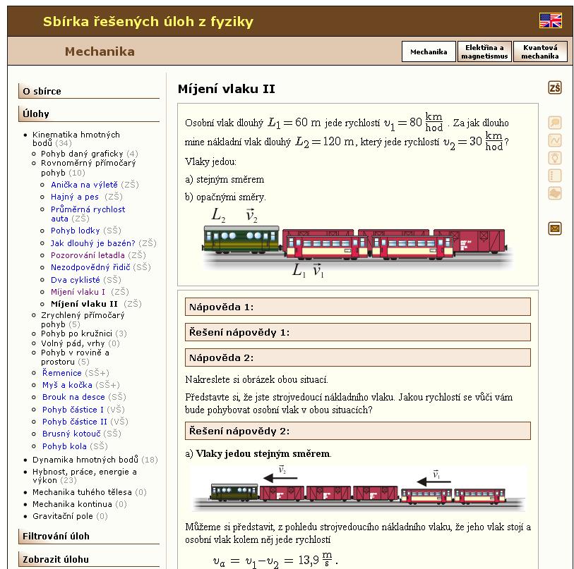 Sbírka řešených úloh z fyziky http://reseneulohy.