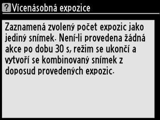 Menu fotoaparátu K většině voleb fotografování, přehrávání a nastavení lze přistupovat prostřednictvím menu fotoaparátu. Menu zobrazíte stisknutím tlačítka G.