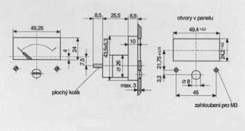 panel MP 220, MP 230 -