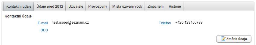 změnách nové údaje uložíte tlačítkem Uložit: Na kartě Údaje před 2012