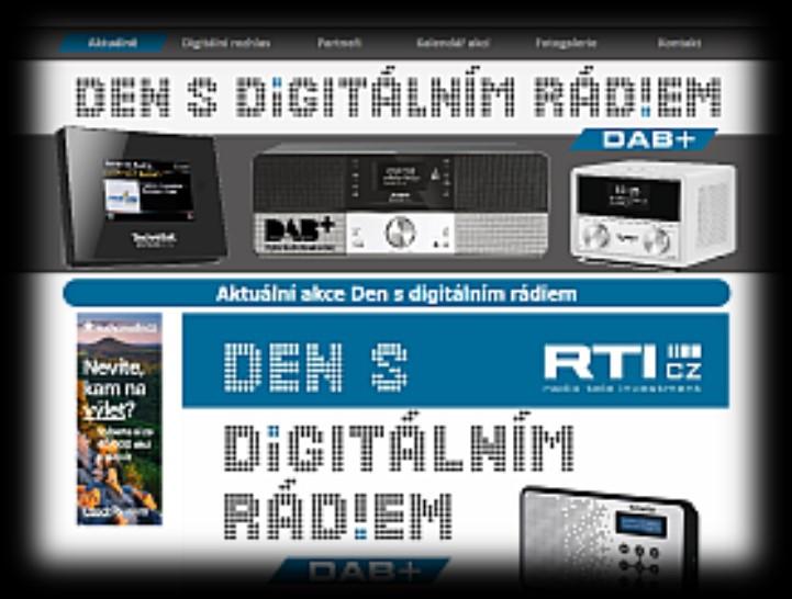 Portál o digitálním rozhlase Projekt Digitální rozhlas do škol V rámci podpory mediální gramotnosti v České republice připravila společnost RTI cz s.r.o. projekt Digitální rozhlas do škol.