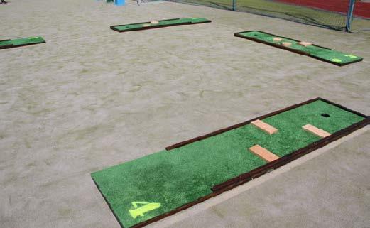 Minigolf Minigolf je velmi oblíbená společenská hra pro děti i dospělé.