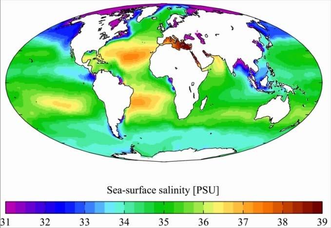 Vlastnosti oceánské vody Obrovské množství vody obsažené v oceánech nemůže člověk využít, protože je slaná. Není vhodná k pití, ani k zavlažování.