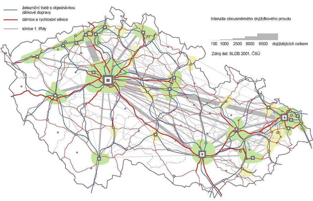 koncentraci a vzájemné blízkosti se jedná často o vztahy ve větší míře regionálního než meziregionálního charakteru. 1.