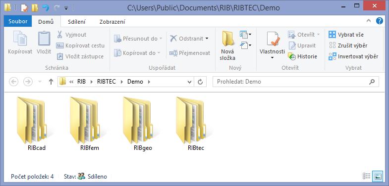 Zahájení vlastní práce se zvoleným produktem RIBTEC strana 22 Demonstrační příklady 1.7.